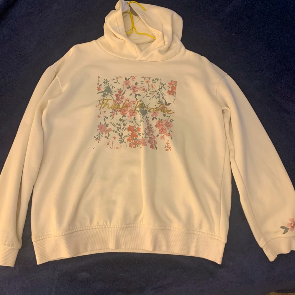 Think positive primary hoodie
